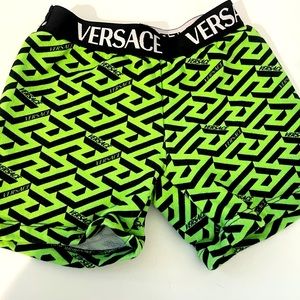 Versace Greca Print Shorts